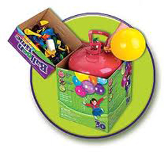 Helium Tank with Balloons