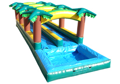 Hawaiian Slip N Slide - Double Lane w/ pool 