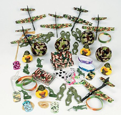 Camouflage Novelty Assortment of Toys