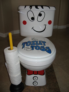 Toilet Toss Game